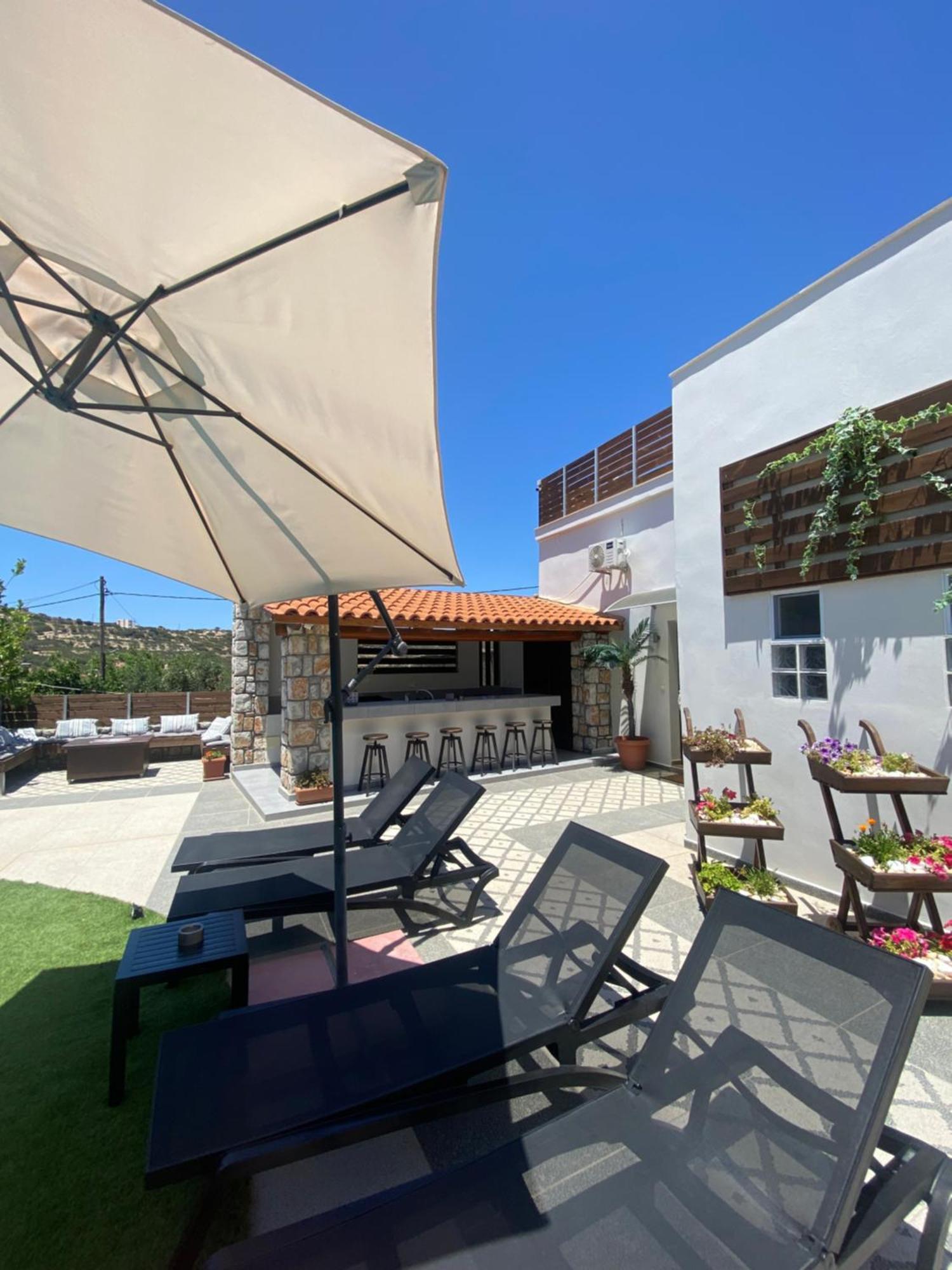 Casa Christina-Luxury Villa Kíssamos Exterior foto